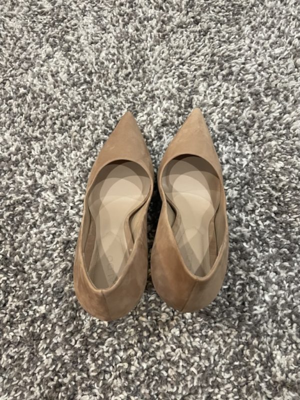 New Aldo Cassedy Stilettos Pumps Heels us 9 natural beige suede - Image 5