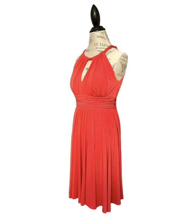 Suzy chin for maggy boutique dress orange midi beautiful US size 6 - Image 2