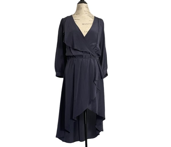 New S.Y.L.K. dark blue navy Midi dress size L