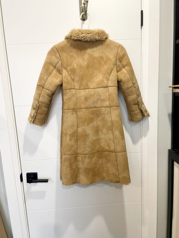 New Marks & Spencer girls Winter faux sheepskin coat size 5-6 - Image 6