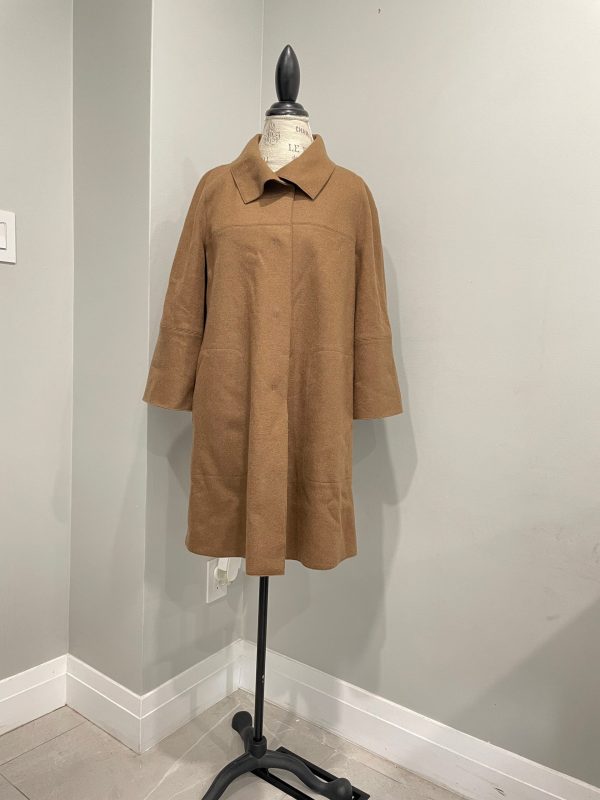 Lida Baday camel color wool cashmere coat size S/M - Image 4