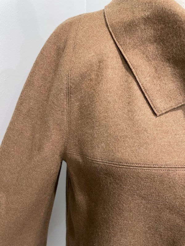 Lida Baday camel color wool cashmere coat size S/M - Image 5