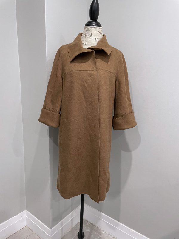 Lida Baday camel color wool cashmere coat size S/M - Image 2