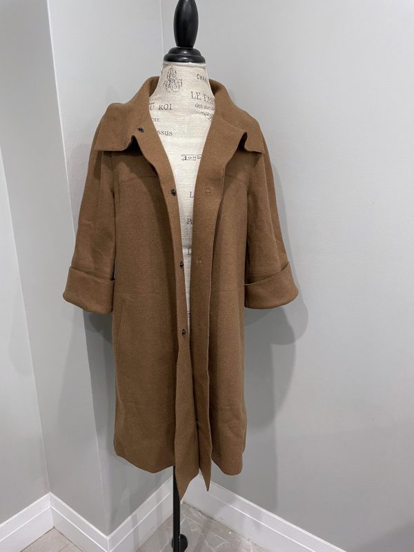 Lida Baday camel color wool cashmere coat size S/M