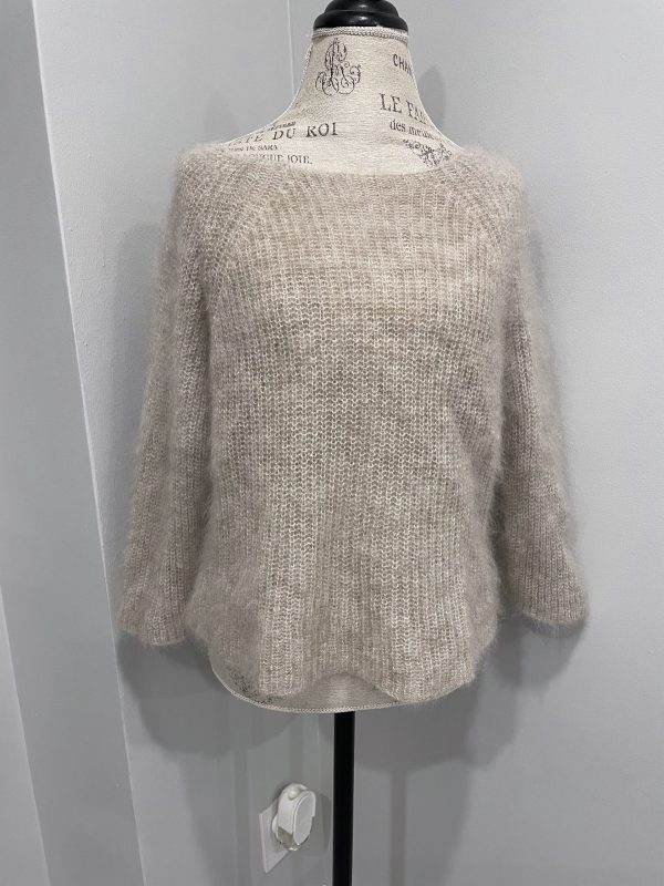 New Dimensione Maglia mohair beige Sweater size M